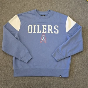 Houston Oilers ‘47 Brand Men's LARGE NFL Legacy Crew Fleece Sweatshirt - Picture 1 of 8
