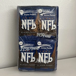 Pinnacle Action Packed 1997 NFL Player Cards 36 Packs In Box - 5 Cards Per Pack! - Picture 1 of 11