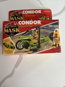 KENNER M.A.S.K Condor Motorcycle vehicle with box 100% Complete - Picture 1 of 9