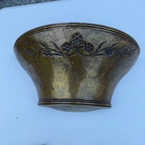 Vaso tascabile da parete vintage Syroco fioriera Hollywood Regency - Foto 1 di 10