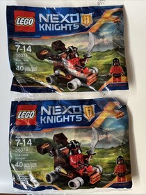 2x LEGO NEXO KNIGHTS 30374 THE LAVA SLINGER Lot - NEW SEALED RETIRED Polybags