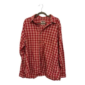 Camisa Wranglers Jeans Co Roja a Cuadros Vaquero Occidental Ropa de Rancho Con Botones XL - Imagen 1 de 6
