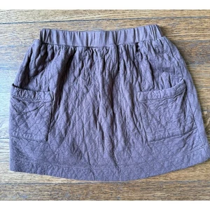 Kate Quinn Girls' Brown Quilted Skirt Size 5 - Picture 1 of 4