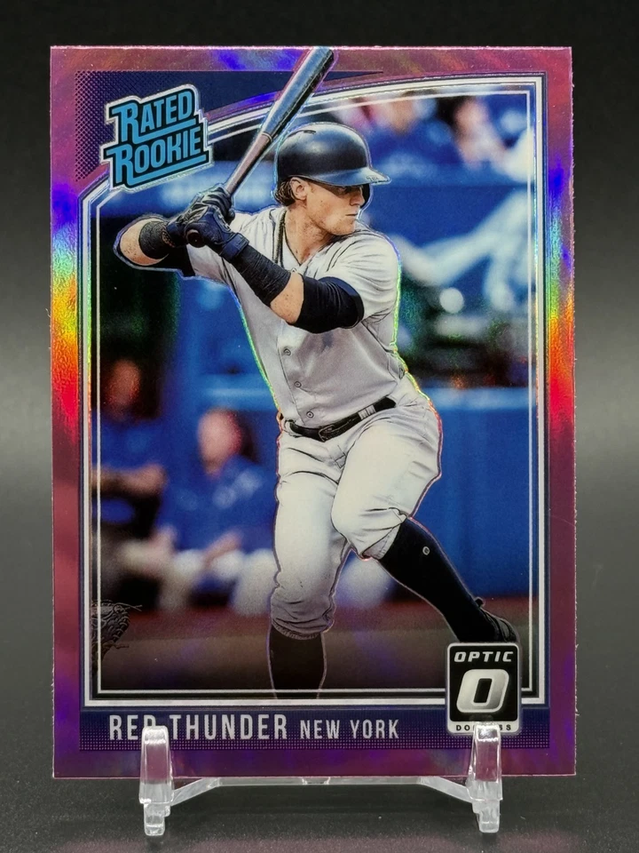 2018 Donruss Optic CLINT FRAZIER Rated Rookie Pink Prizm #33 variação de apelido - Imagem 1 de 1