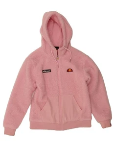 Chaqueta polar con capucha ELLESSE para mujer UK 6 XS rosa poliéster DD03 - Imagen 1 de 5
