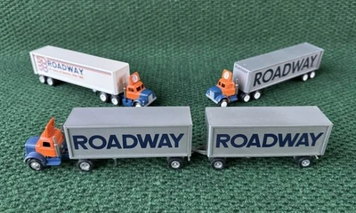 Lot Of 3 Winross ROADWAY Trailer 1:64 Truck Semi Tractor Diecast Double 50 Years - Image 1 of 4
