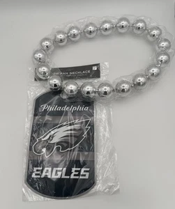 Philadelphia Eagles Jumbo Super Fan Erkennungsmarke Halskette Neu - Bild 1 von 5