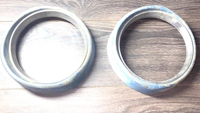 Par de bisel de faros de coche Ford Mainline 1952 1953 vintage pátina personalizados originales Foto 1 de 4