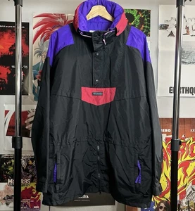 Vintage 80s Columbia Sportswear Pullover Parka Jacket Coat L New Hiking ACG - Picture 1 of 7