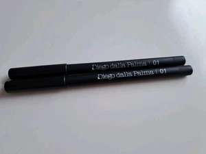 RRP £35 2x Diego De La Palma Eye Pencil 01 Black - Picture 1 of 4