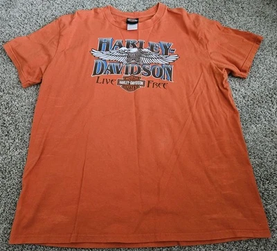 Camiseta de motocicleta Harley Davidson At The Villages Florida Lake Sumter talla XL  Foto 1 de 4