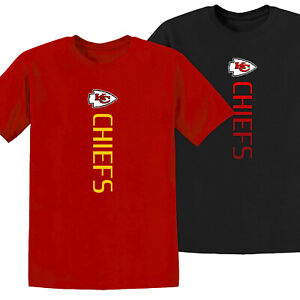 Kansas City Chiefs Vertical Design T-Shirt - Adult and Kids sizes