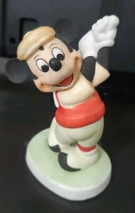 Mickey Mouse Golf Porzellan Figur Walt Disney World Korea - Bild 1 von 8