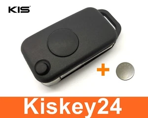 1Tasten Folding Key Housing for Mercedes Benz W168 W202 W208 W210+Battery - Picture 1 of 4