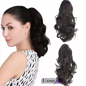 Extensiones de cabello cola de caballo para cabello humano real Body Wave - Imagen 1 de 38