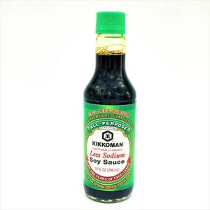 Kikkoman Traditionally Brewed Soy Sauce-38% Less Sodium10oz - Picture 1 of 5
