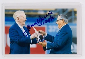 Jaime Jarrin Signed Photo Inscribed HOF 98 - LA Dodgers Announcer Spanish - Picture 1 of 2