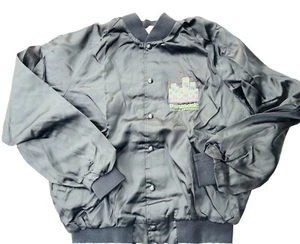 Vintage Panasonic Cellular Phones Varsity Style Bomber Jacket USA Made Large - Bild 1 von 12
