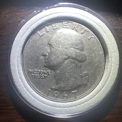 1967 Washington Quarter 25c Nice Coin(Lot 43) - Image 1 of 2