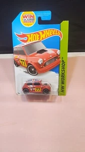 Hot Wheels Morris Mini 2014 HW Workshop Series rot Diecast Maßstab 1:64 Must See! - Bild 1 von 2
