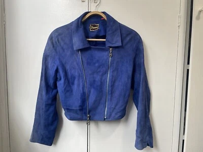 Doma Blue Jacket. 100% Leather. Size M Women’s.  - Image 1 of 4