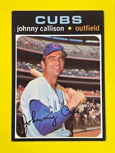 1971 Topps Johnny Callison Chicago Cubs #12 EXCELLENT - EXCELLENT MINT NICE!