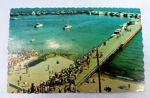 Vtg Tawas Bay MI Michigan Greetings Post Card - Picture 1 of 2