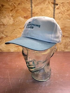 The Champions Club Golf Course Khaki / Beige & Green Adjustable Hat Cap Stained - Picture 1 of 11