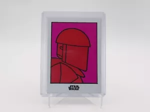2024 Star Wars Topps Chrome Galaxy Sketch Card Red Guard 1/1 - Picture 1 of 2