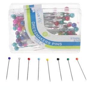 100pcs Straight Pins Quilting Pins Sewing Pins Dressmaking Pins Fabric Pins - Picture 1 of 8