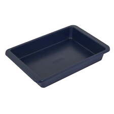 KitchenAid 0.6 Non-Stick Aluminized Steel 9X13 Inch Cake Pan Ink Blue Easy Clean