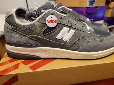 New Balance Numeric 933 WIDE Andrew Reynolds Mens Sz 13 Grey White IN HAND READY - Image 1 of 4
