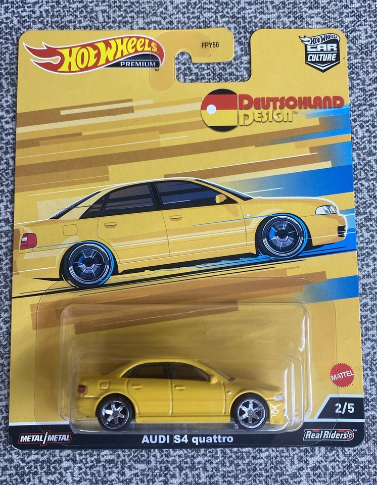 Mattel Hot Wheels Hcj95 Audi - A4 S4 2006 - Yellow - 1/64