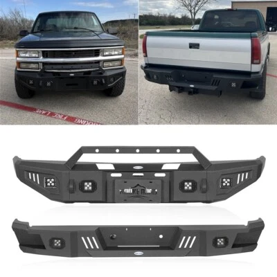 Fit Chevrolet C/K 1500/2500 1988-1998 Fleetside Rear Bumper Front Winch Bumper - Image 1 of 4