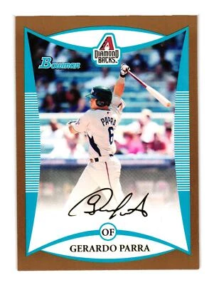 2008  Bowman Draft Picks #BDPP103 Gerardo Parra - Image 1 of 2