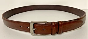 Timberland Men's 35 MM Classic Jean Brown Leather Belt, Size 40 - Picture 1 of 9