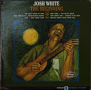 JOSH WHITE: The Beginning Volume 2-1963LP MONO - Imagen 1 de 1