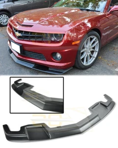 For 10-13 Camaro SS PRIMER BLACK Front Bumper Lower Lip Splitter TL1 Style  - Picture 1 of 6