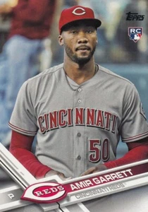 Actualización Topps 2017 AMIR GARRETT impresión corta variación #539 Rojos cantidad novato - Imagen 1 de 1