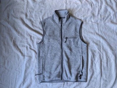 J. Crew Nordic Vest in Polartec Sweater Fleece Heather Gray Small S - Image 1 of 4