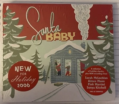 Starbucks 2006 Santa Baby Christmas Audio CD Elvis Nat King Cole Sinatra Etc NEW - Image 1 of 2