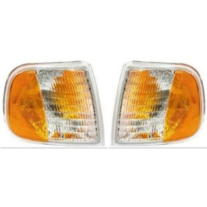 New Set Of Two Corner Light Right & Left For Ford F-150 1997 FO2521132 FO2520132 - Picture 1 of 12