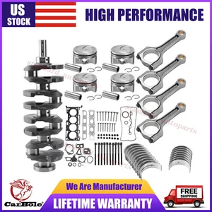 Bearing Crankshaft Pistons Rod Gasket Kit For Hyundai Genesis Kia G4KH G4KF 2.0T - Foto 1 di 20