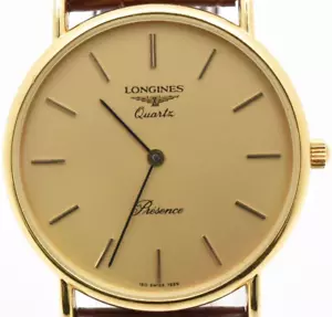 Orologio da polso vintage LONGINES 150.7229 quarzo oro realizzato in cassa svizzera misura:33 mm - Foto 1 di 12