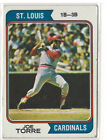 1974 Topps Baseball # 15 Joe Torre St. Louis Cardinals