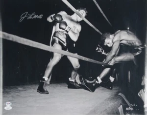 Jake LaMotta The Raging Bull Signed 16x20 Photo (PSA & JSA) - A (2) - Picture 1 of 1