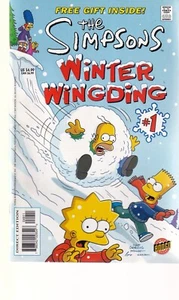 SIMPSONS WINTER WINGDING 1 - W TARJETA - EE. UU. BONGO COMICS - Imagen 1 de 1