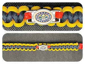 Denver Nuggets Inspired Paracord/Survival Bracelet - Picture 1 of 1