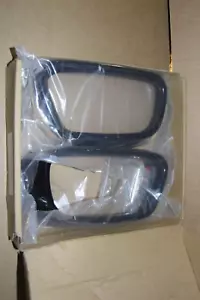 Gloss Black Tail Pipe Throat Cover frame trim For BMW X5 F15 M Sport 2014-2018 - Foto 1 di 2