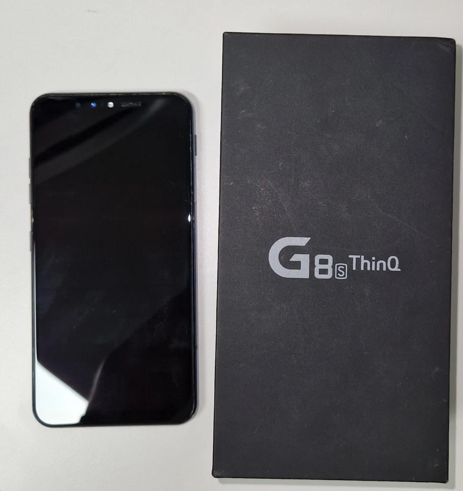 LG G8S ThinQ LMG810EAW - 128GB - Mirror Black - (Ohne Simlock) (Dual-SIM) - Bild 1 von 1